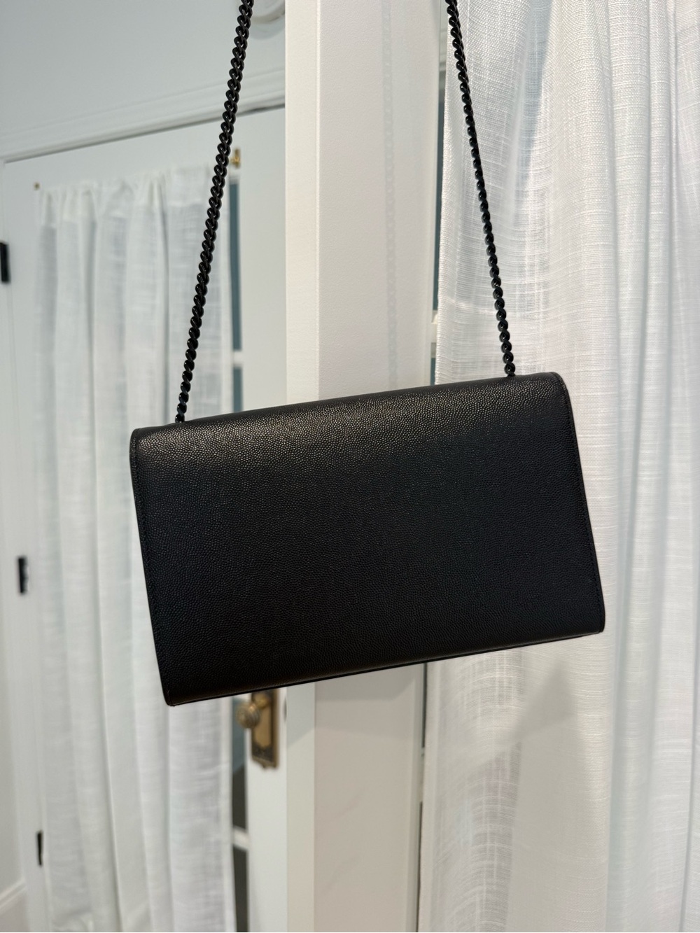 Saint Laurent Black Leather Kate Crossbody Medium - Picture 10 of 14